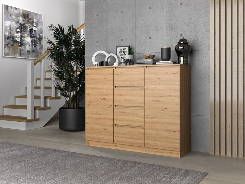 2-Komoda Malwa 2D4S 120 DĄB ARTISAN-2