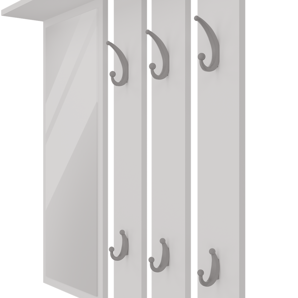 2-Wieszak Opal OPAL BIAŁY-2