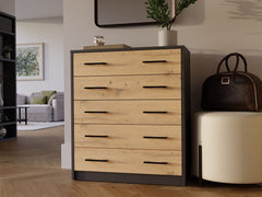 4-Szafka na obuwie ALEX ANTRACYT ARTISAN Do Przedpokoju-4