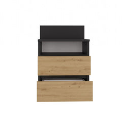Nightstand Malwa M1 ANTHRACITE ARTISAN