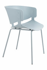 GARRET chair light gray - polypropylene, metal