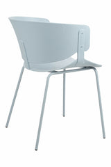 GARRET chair light gray - polypropylene, metal
