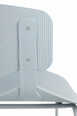 GARRET chair light gray - polypropylene, metal