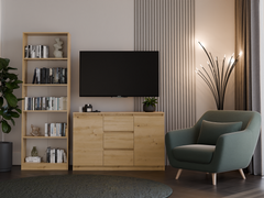 2-Komoda Malwa 2D3S DĄB ARTISAN-2