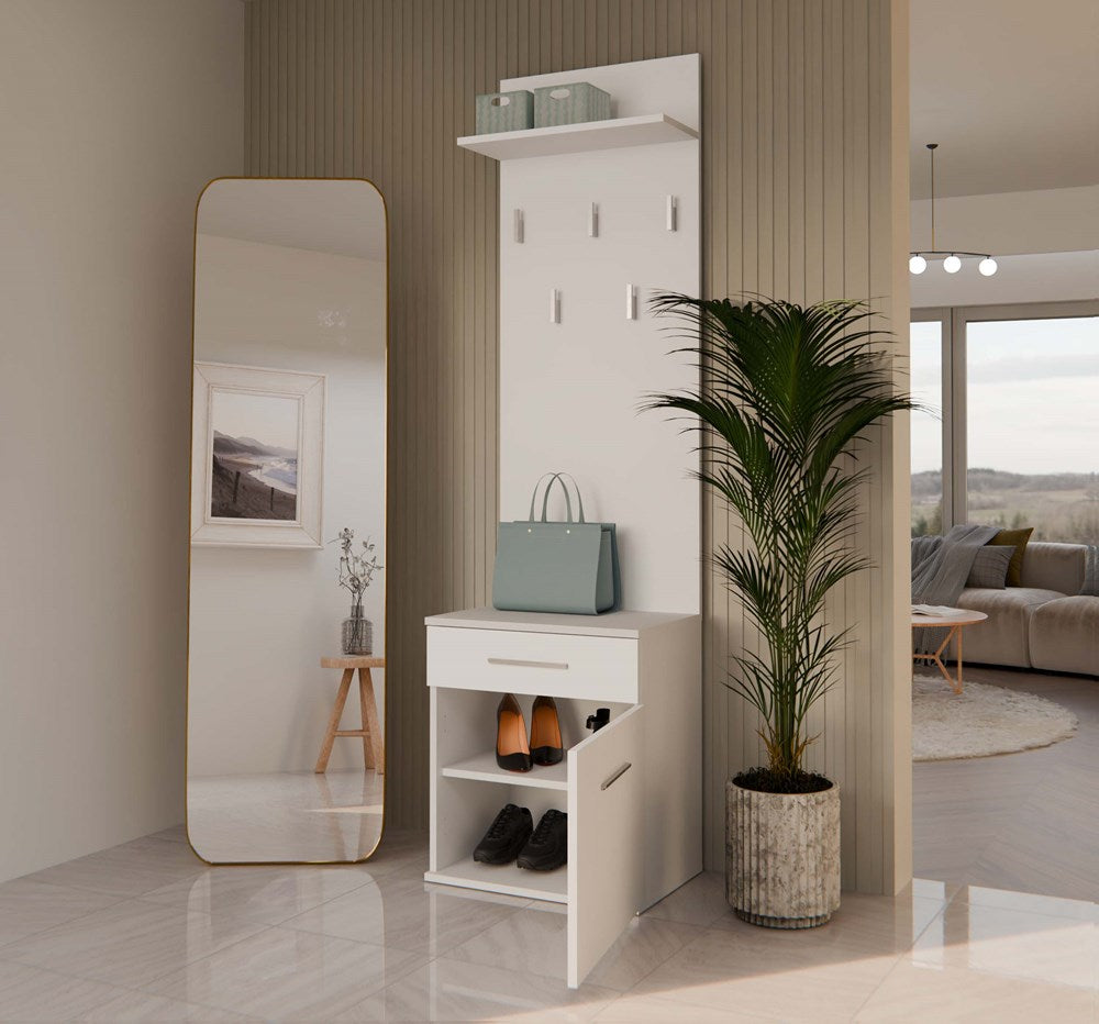 4-Wieszak Duo DUO BIAŁY-4