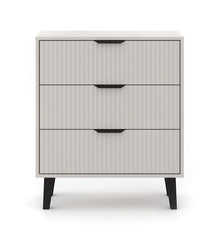 3-Komoda Scandi 3S SLIM KASZMIR BEŻ-3