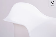 MODESTO DAW DSW armchair white - polypropylene, beech legs
