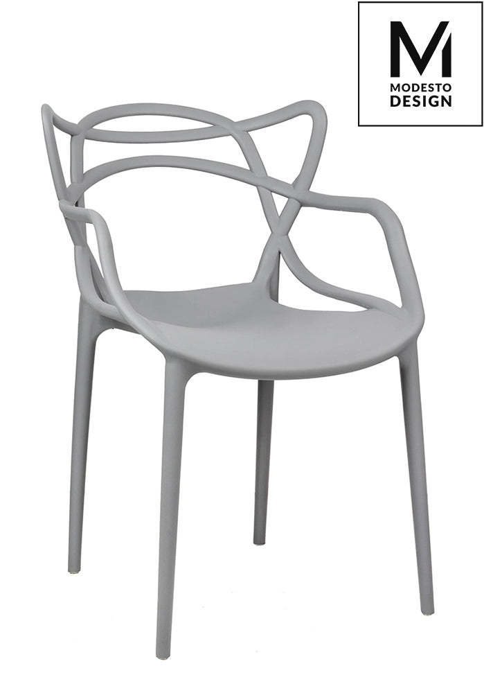 MODESTO HILO chair gray - polypropylene
