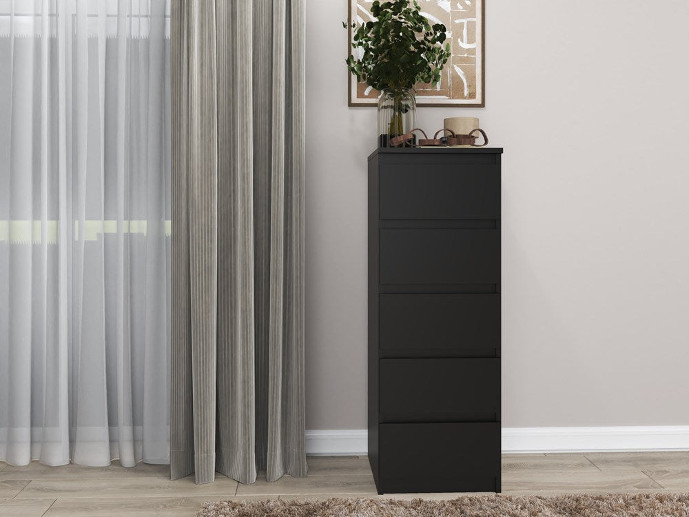 5-Komoda Malwa W5 CZARNY-5