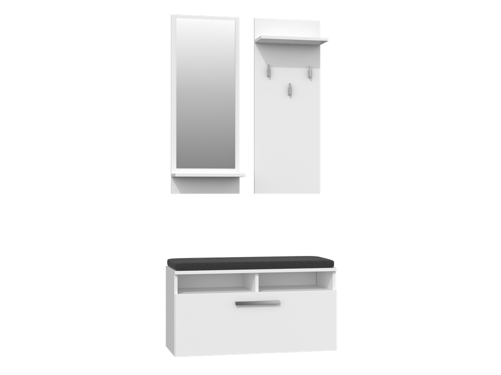 1-Garderoba Riva RIVA BIAŁY-1