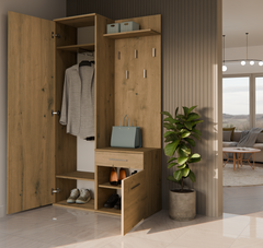 4-Garderoba DUO DĄB ARTISAN-4