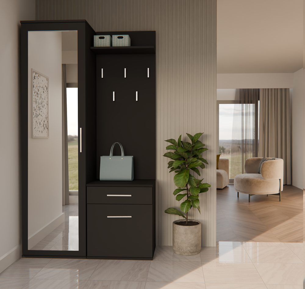 5-Garderoba DUO CZARNY-5