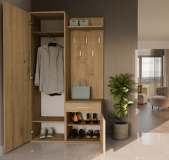2-Garderoba DUO DĄB ARTISAN-2