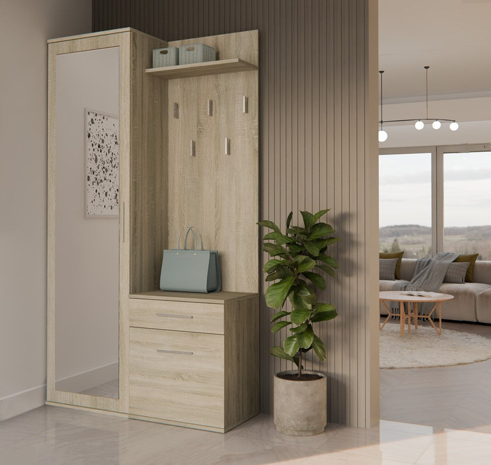 3-Garderoba DUO DĄB SONOMA-3