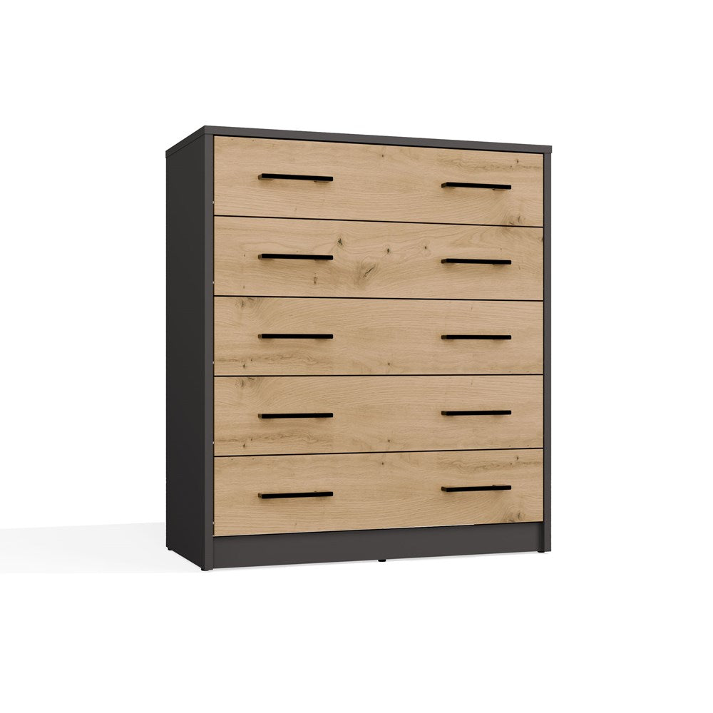 7-Szafka na obuwie ALEX ANTRACYT ARTISAN Do Przedpokoju-7