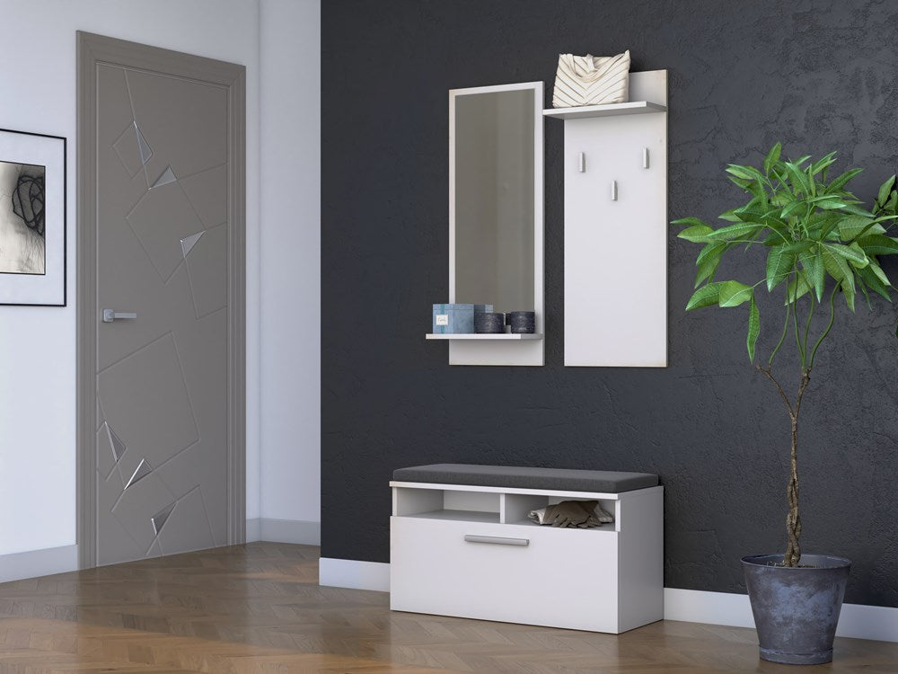 3-Garderoba Riva RIVA BIAŁY-3