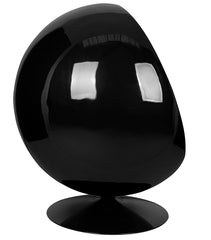 Fotel BALL BLACK niebieski - włókno       szklane, metal