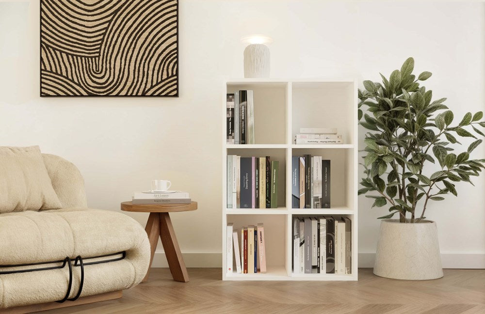 6-Regał Malax MINI 2X3 BIAŁY-6