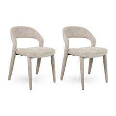 MaMaison set of 2 KOS beige chairs