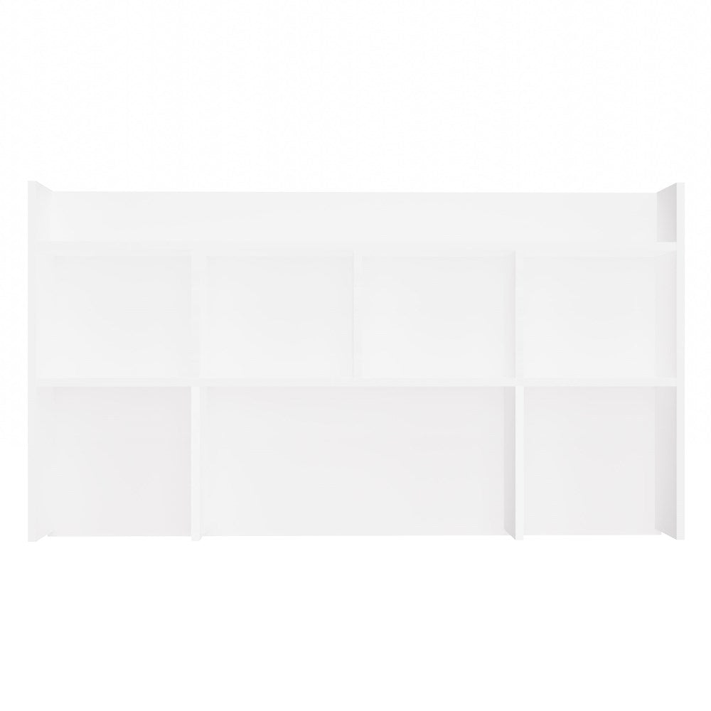 8-Nadstawka do Biurka 130 cm BIAŁA Regał Na Książki Dokumenty-8