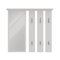 1-Wieszak Opal OPAL BIAŁY-1