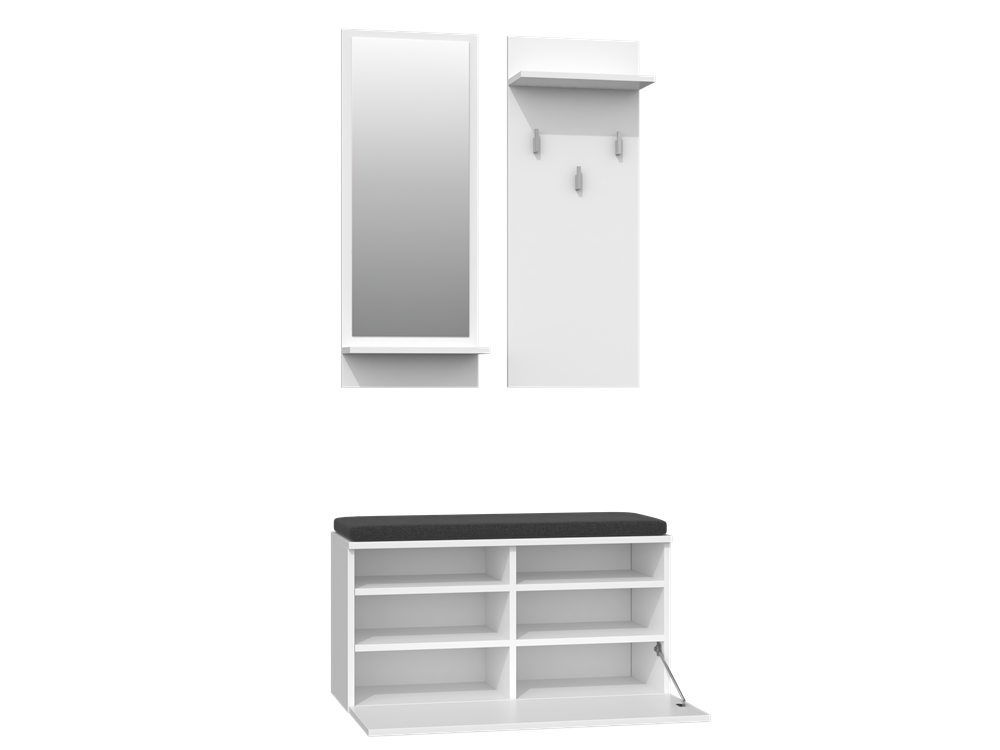 2-Garderoba Riva RIVA BIAŁY-2