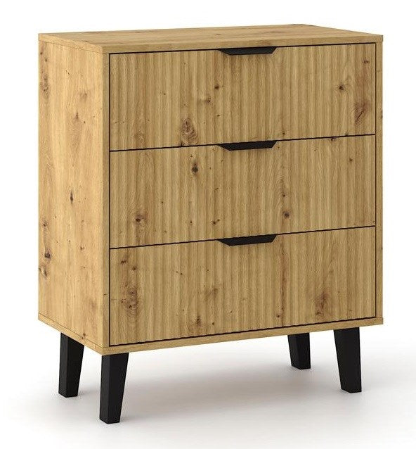 1-Komoda Scandi 3S SLIM DĄB ARTISAN-1