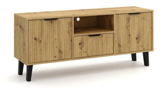 1-SZAFKA RTV Scandi 2D1S SLIM DĄB ARTISAN-1