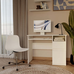 PORTO RIGHT DESK WHITE