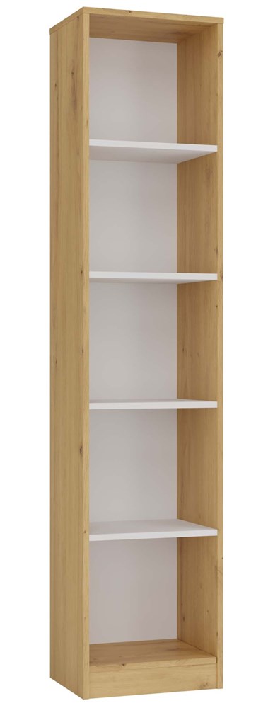 1-Regał Onyx R40 DĄB ARTISAN BIEL-1
