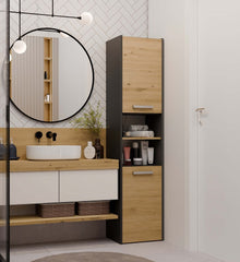 2-Słupek łazienkowy Sara S40 ANTRACYT DĄB ARTISAN-2