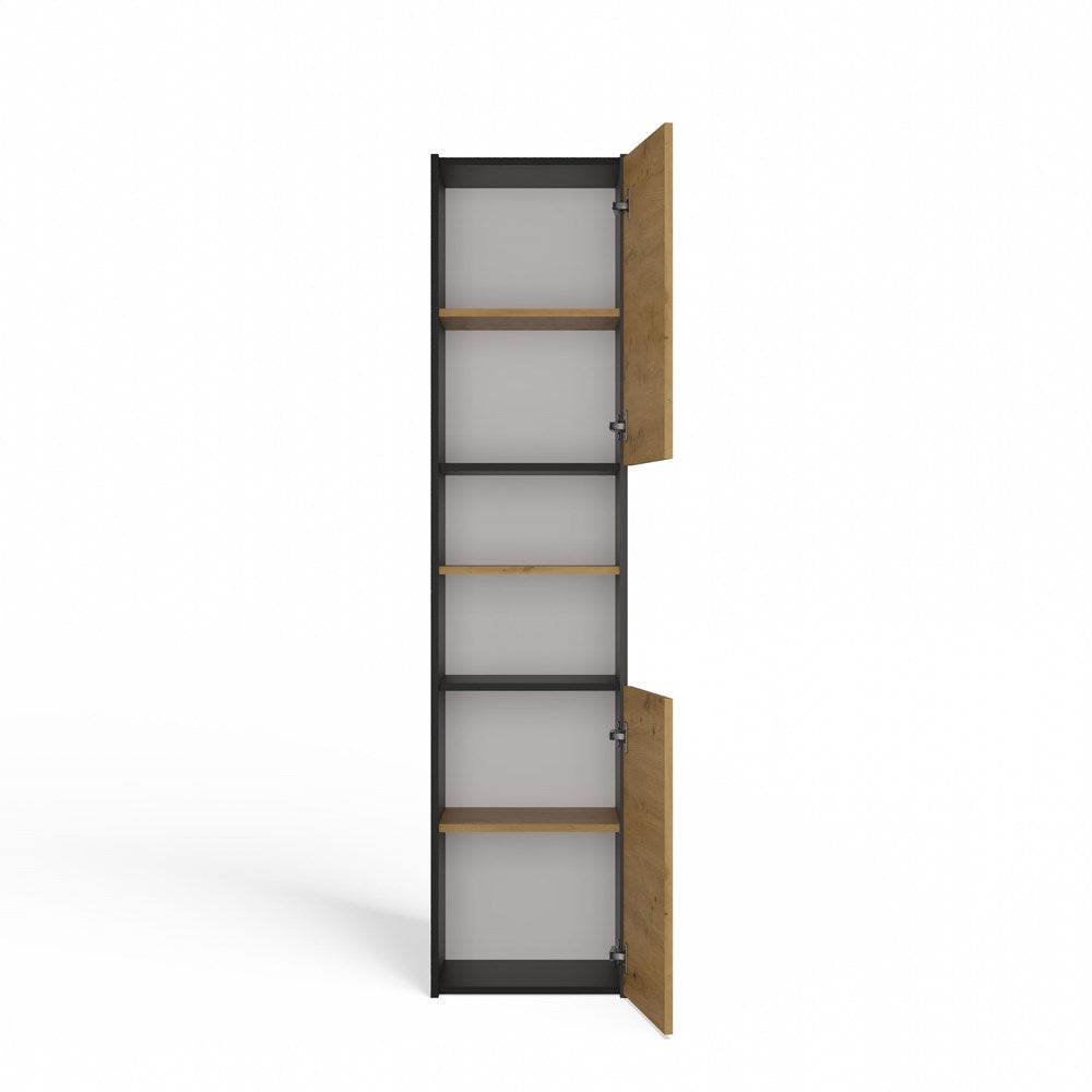 9-Słupek łazienkowy Sara S40 ANTRACYT DĄB ARTISAN-9