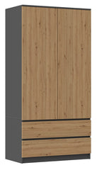 3-Szafa Malwa SS-90 ANTRACYT ARTISAN-3