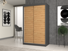 Iga Wardrobe 120B ANTHRACITE ARTISAN