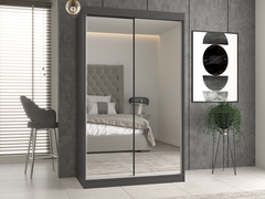 Iga Wardrobe 120A ANTHRACITE ARTISAN