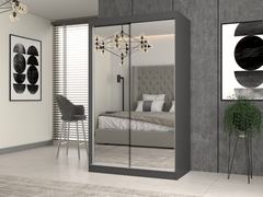 Iga Wardrobe 120A ANTHRACITE ARTISAN
