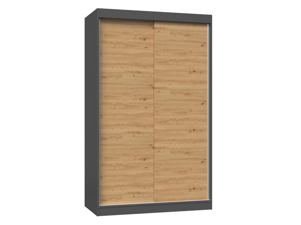Iga Wardrobe 120B ANTHRACITE ARTISAN