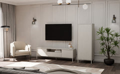 2-Witryna KAMARO 1DD SLIM KASZMIR Lamele Front Ryflowany-2