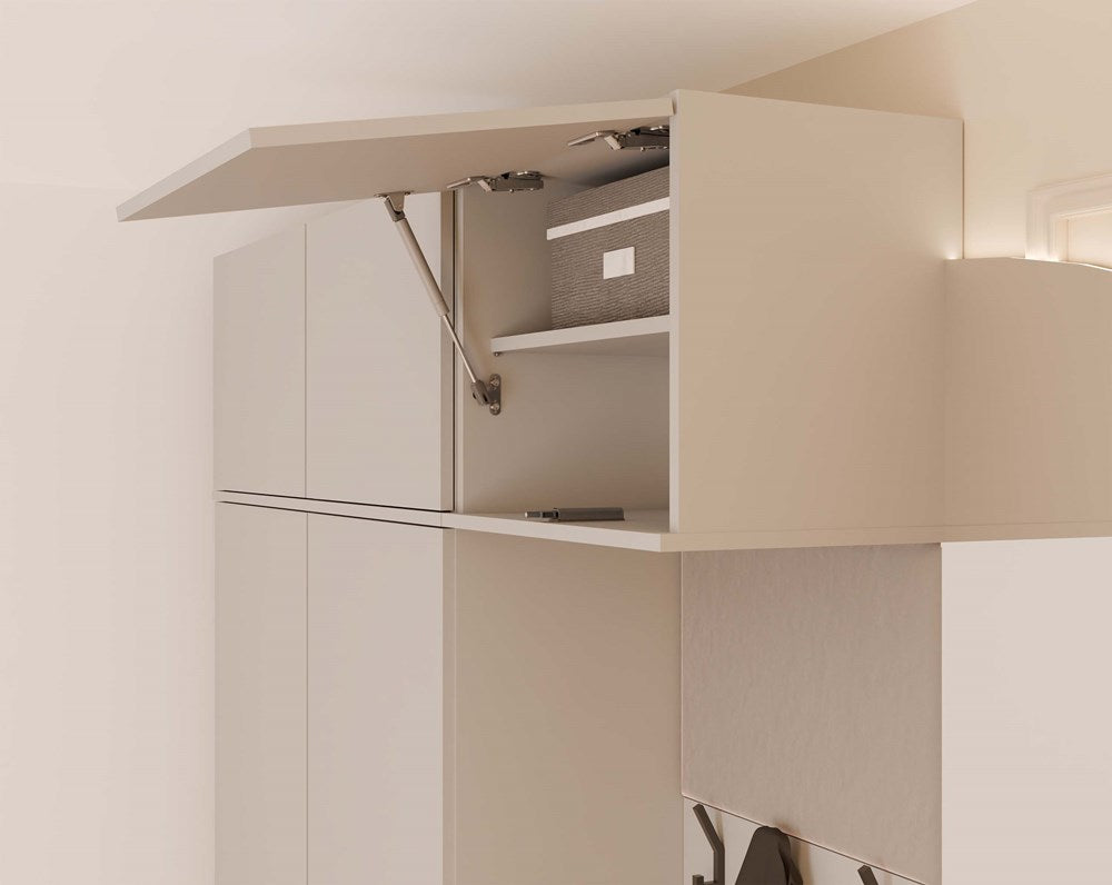 4-Garderoba Szafa HAGA 1SZ KASZMIR BEŻ-4