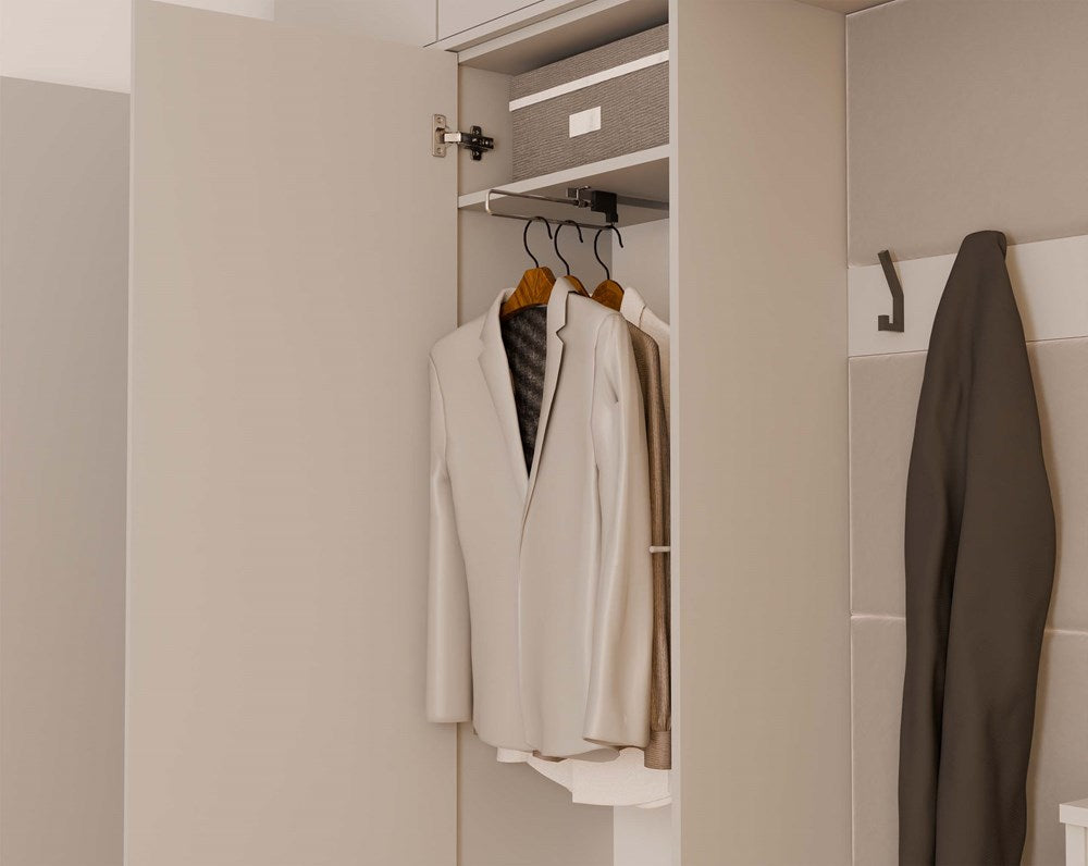 5-Garderoba Szafa HAGA 1SZ KASZMIR BEŻ-5