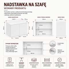 Malwa SS-90 Wardrobe with Top Unit WHITE for Dressing Room