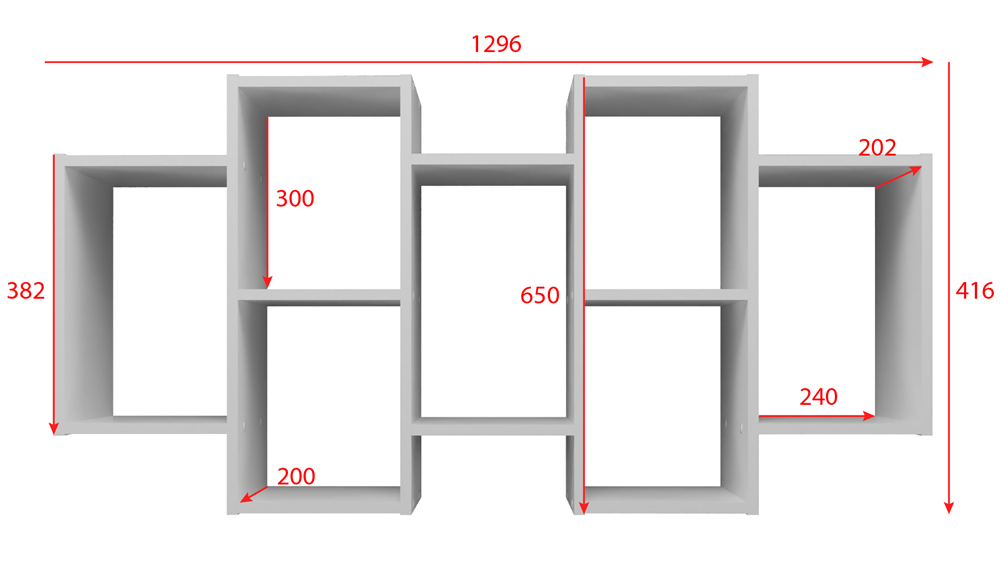 7-Regał BILBAO 7.0 BIAŁY-7