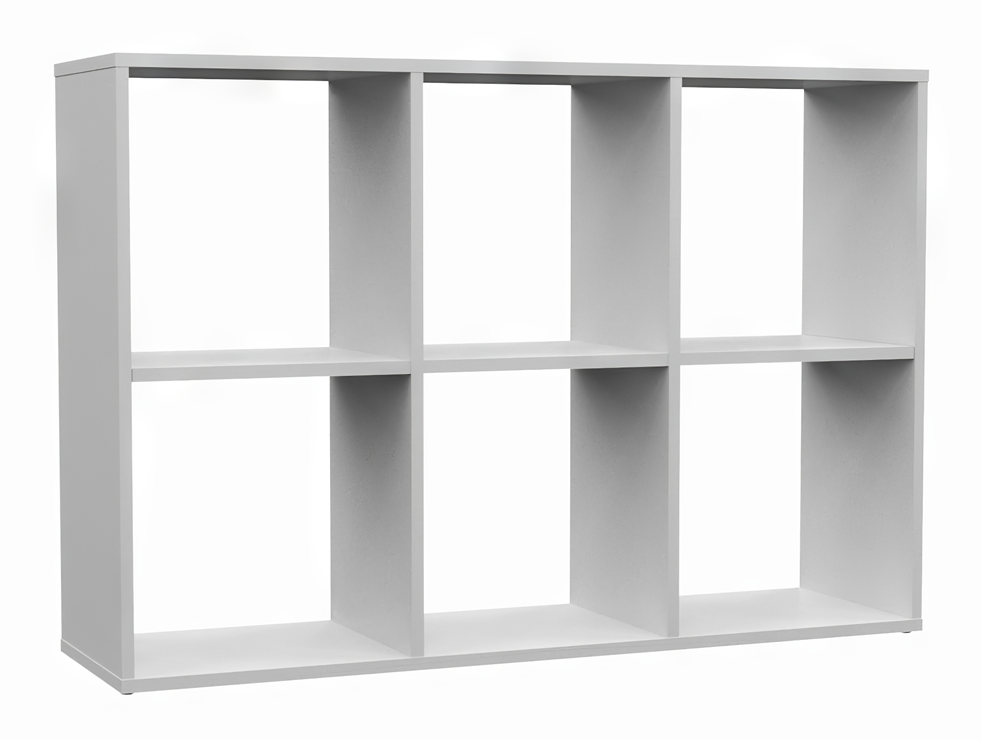 1-Regał Malax 2X3 BIAŁY-1
