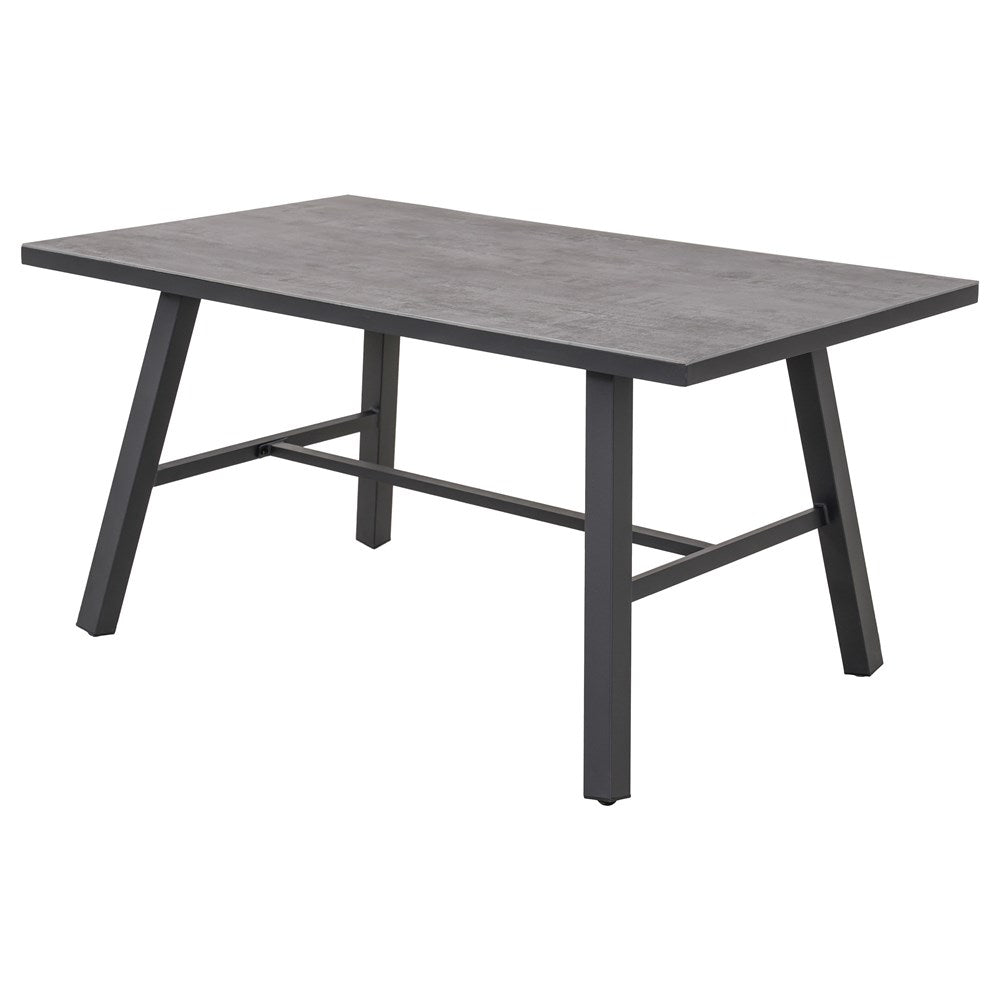 12-Zestaw Mebli Ogrodowych Jadalnianych TEXAS Narożny dla 6 Osób Sofa Stół Ławka SZARY-12