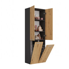 Columna de baño Nel 2K/DD ANTRACITA ARTESANO
