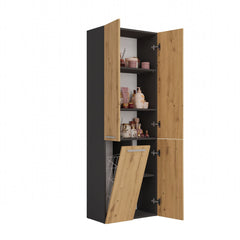 Columna de baño Nel 1K/DD ANTRACITA ARTESANO