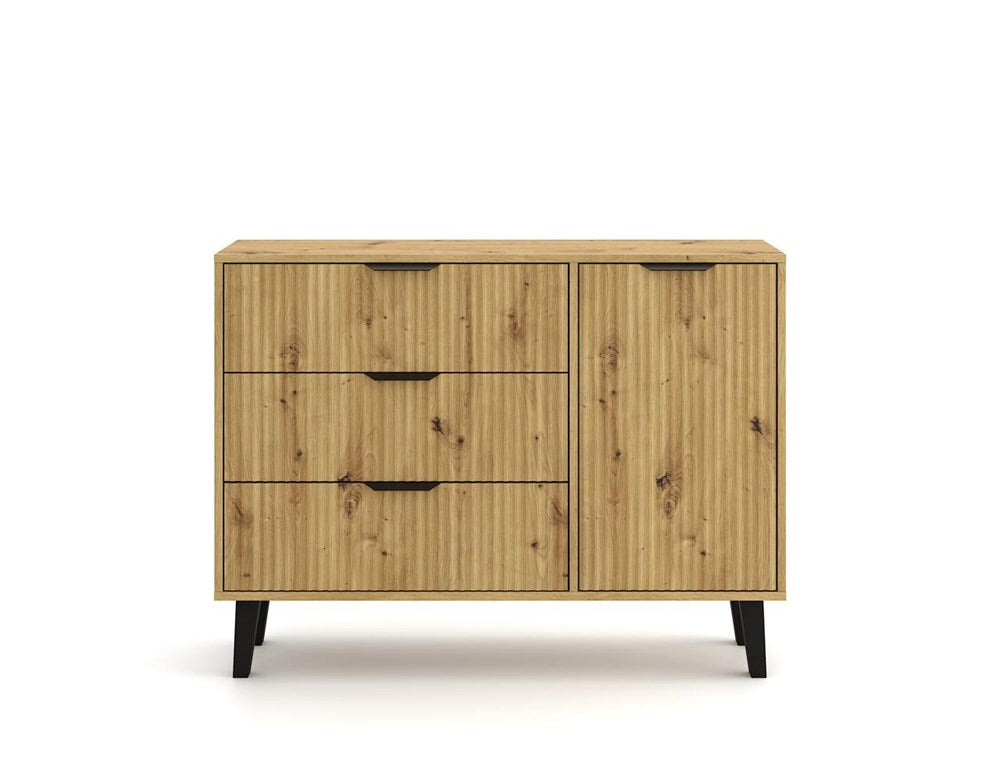 3-Komoda Scandi 1D3S SLIM DĄB ARTISAN-3