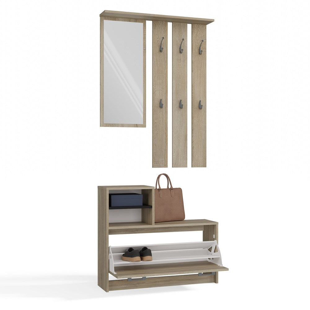 7-Garderoba VERA DĄB SONOMA-7