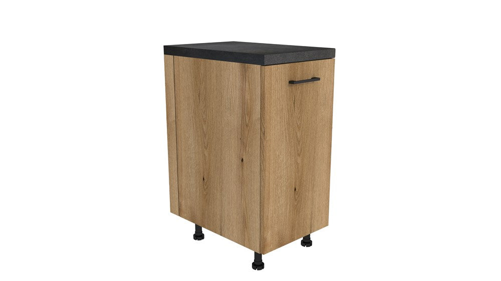 2-MEBLE KUCHENNE ZESTAW VARIO 240X180CM Z4 CZARNY/EVOKE BLAT DISTRICT BEZ AGD-2