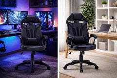 DANY Corner Desk Set ANTHRACITE / ARTISAN OAK + DRIFT BLACK Chair